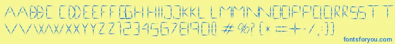 Шрифт nineveh regular 1 0 – синие шрифты на жёлтом фоне