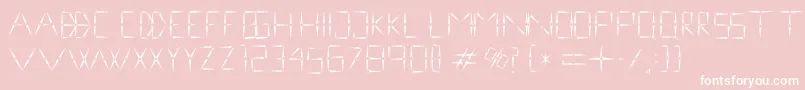 nineveh regular 1 0 Font – White Fonts on Pink Background