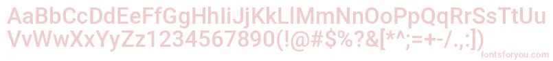 Шрифт NinjaLine – розовые шрифты на белом фоне