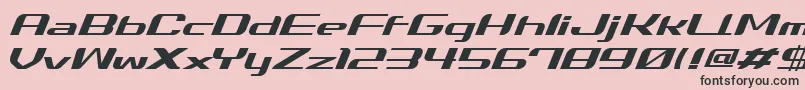 Summei Font – Black Fonts on Pink Background