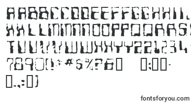 Ninteen 77 font – destroyed Fonts