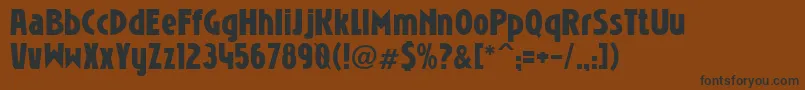 More about NIOBRG Font NIOBRG Font – Black Fonts on Brown Background