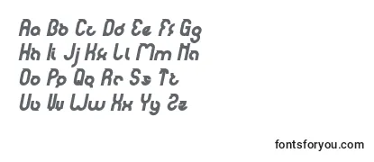 Noakatz Bold Italic -fontin tarkastelu