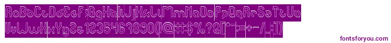 noakatz Hollow Inverse Font – Purple Fonts