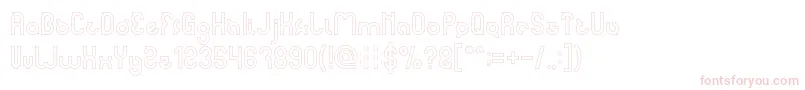 noakatz Hollow Font – Pink Fonts