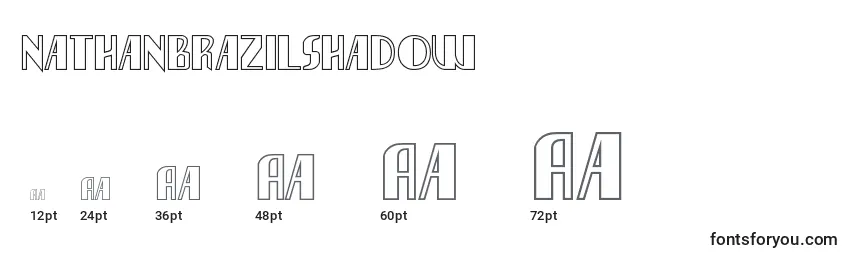 Nathanbrazilshadow Font Sizes