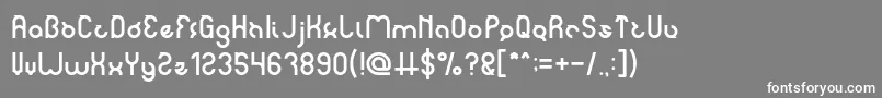 noakatz Light Font – White Fonts on Gray Background