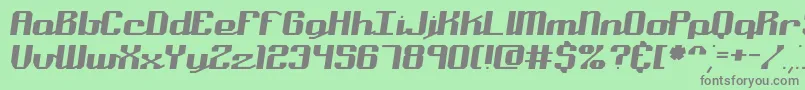 nominal Font – Gray Fonts on Green Background