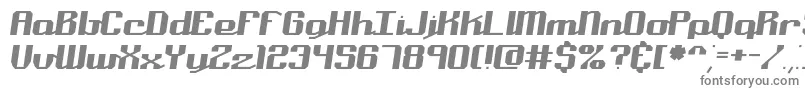 フォントnominal – 白い背景に灰色の文字