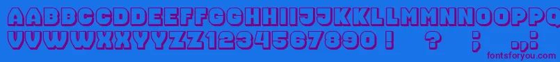 Más sobre la fuente Nonsense fuente Nonsense – Fuentes Moradas Sobre Fondo Azul