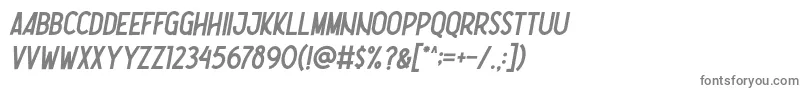 Шрифт Nootdorp Italic Demo – серые шрифты