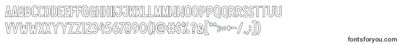Шрифт Nootdorp Line Demo – шрифты, начинающиеся на N