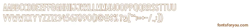 Nootdorp Line Demo Font – Brown Fonts