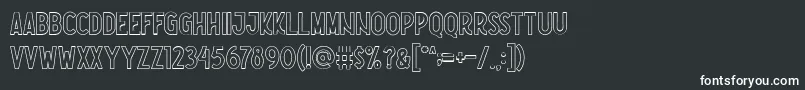 Nootdorp Line Demo Font – White Fonts