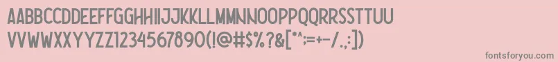 fuente Nootdorp Regular Demo – Fuentes Grises Sobre Fondo Rosa