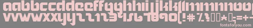 fuente NORDIC   – Fuentes Rosadas Sobre Fondo Gris