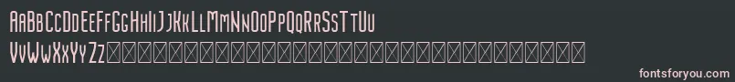 Nordin Regular Font – Pink Fonts on Black Background