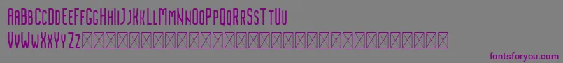 Nordin Regular Font – Purple Fonts on Gray Background