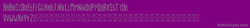 Nordin Rough Font – Gray Fonts on Purple Background