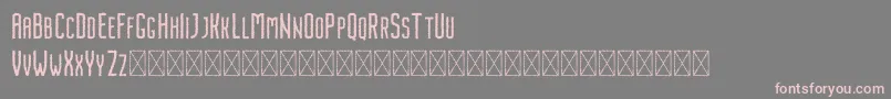 Nordin Rough Font – Pink Fonts on Gray Background