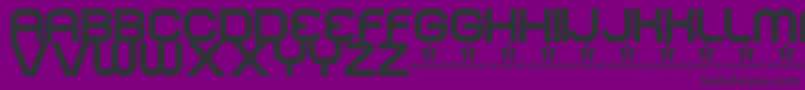 フォントNORMAL   – 紫の背景に黒い文字