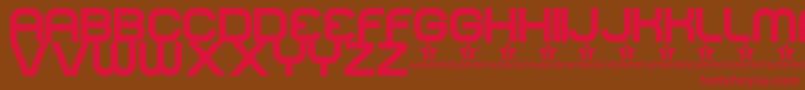 NORMAL   Font – Red Fonts on Brown Background