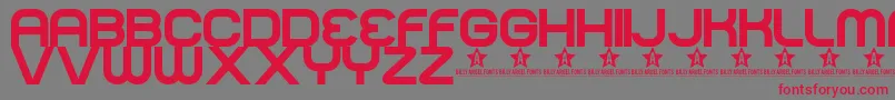Police NORMAL   – polices rouges sur fond gris