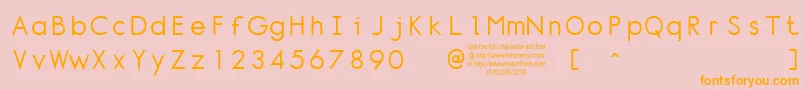 More about NORMT Font NORMT Font – Orange Fonts on Pink Background