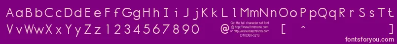 NORMT    Font – Pink Fonts on Purple Background