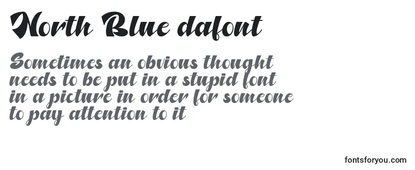 North Blue dafont Font