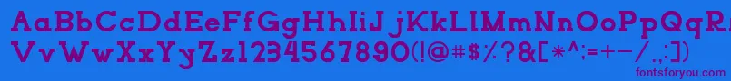 Подробнее о шрифте NORTHCLIFFRegular Шрифт NORTHCLIFFRegular – фиолетовые шрифты на синем фоне