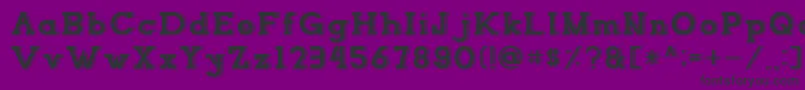 NORTHCLIFFShadow Font – Black Fonts on Purple Background