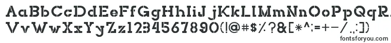 Шрифт NORTHCLIFFStencil – коммерческие шрифты