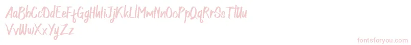 Northingtown Demo Font – Pink Fonts on White Background