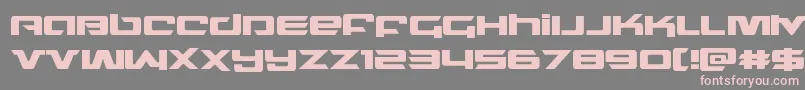 northstar Font – Pink Fonts on Gray Background