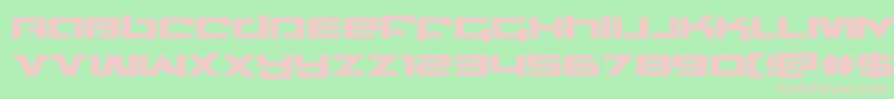 northstar Font – Pink Fonts on Green Background