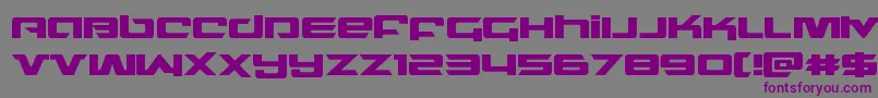 northstar Font – Purple Fonts on Gray Background