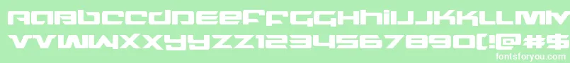 northstar Font – White Fonts on Green Background