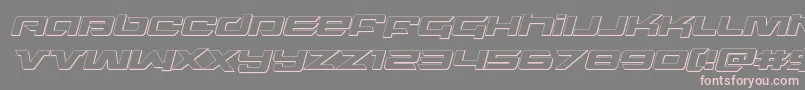 northstar3dital Font – Pink Fonts on Gray Background