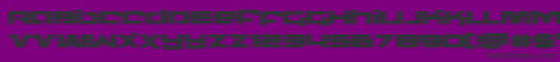 Шрифт northstarbold – чёрные шрифты на фиолетовом фоне