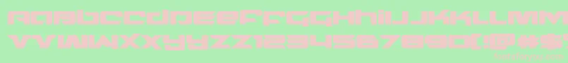 northstarbold Font – Pink Fonts on Green Background