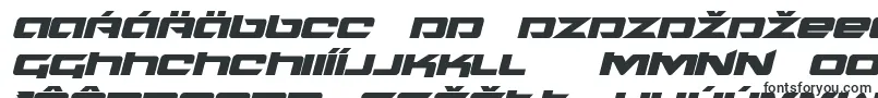 Шрифт northstarboldital – словацкие шрифты