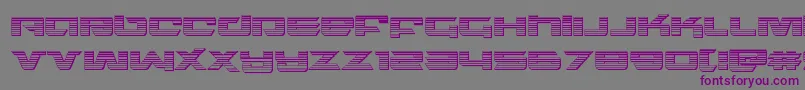 northstarchrome Font – Purple Fonts on Gray Background