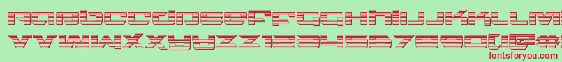 northstarchrome Font – Red Fonts on Green Background