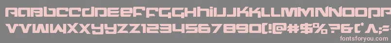 northstarcond Font – Pink Fonts on Gray Background