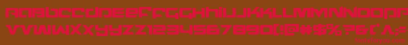northstarcond Font – Red Fonts on Brown Background