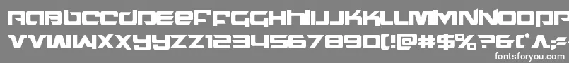 northstarcond Font – White Fonts on Gray Background