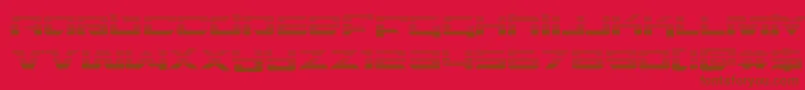 northstargrad Font – Brown Fonts on Red Background