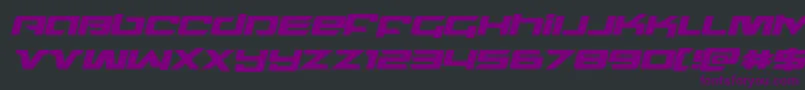 northstarital Font – Purple Fonts on Black Background