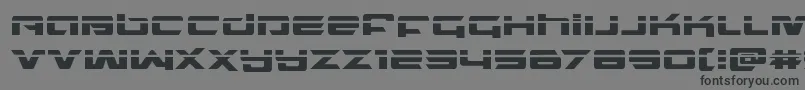 northstarlaser Font – Black Fonts on Gray Background